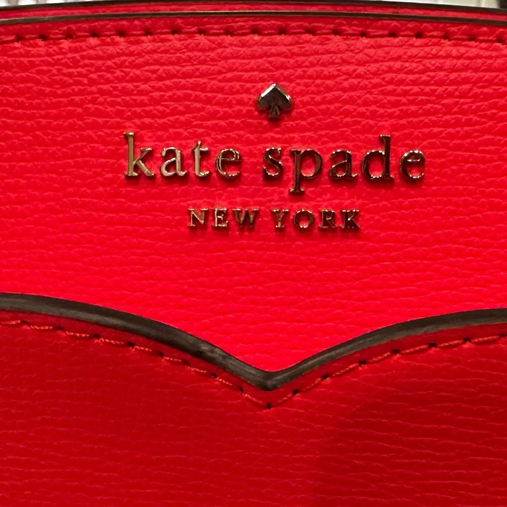 Kate Spade Leather Kate‎ Spade Frannie Medium Satchel Handbag Geranium